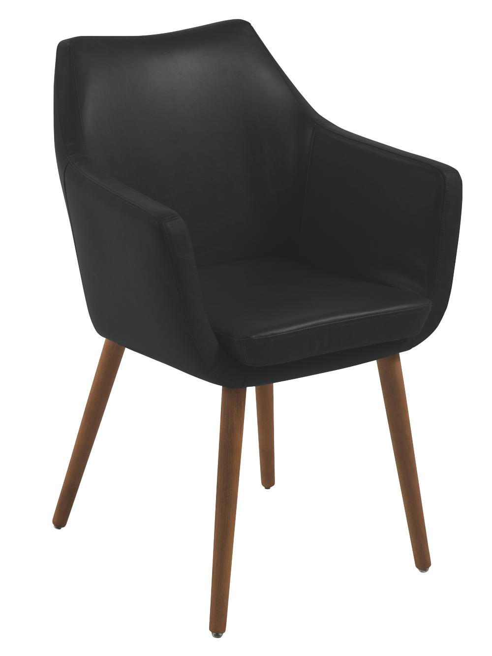Armlehnstuhl in Schwarz