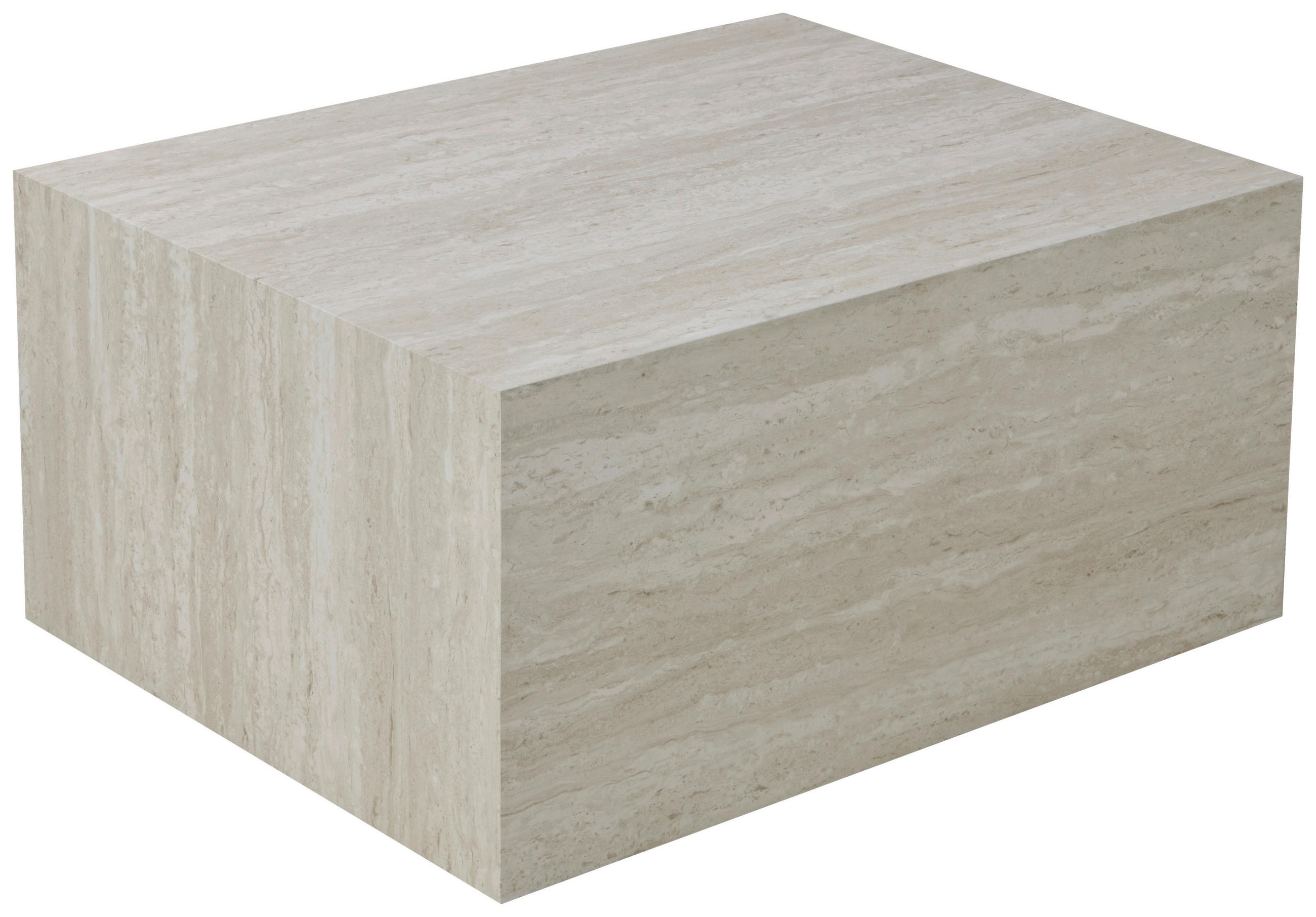 Carryhome Couchtisch Hellgrau 60x38x80 cm