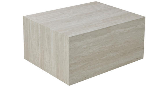 COUCHTISCH in Holzwerkstoff 80/60/38 cm  - Hellgrau, Design, Holzwerkstoff (80/60/38cm) - Carryhome