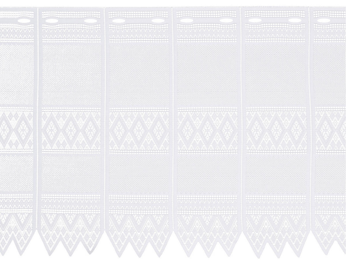 KURZGARDINE   - Weiß, Basics, Textil (45cm) - Esposa