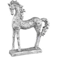 UKRASNI KONJ - srebrna, Dizajnerski, plastika (33/9/40.5cm)