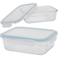 MATLÅDA 1,48 l  - transparent, Basics, glas/plast (23/7,5/17,5cm)