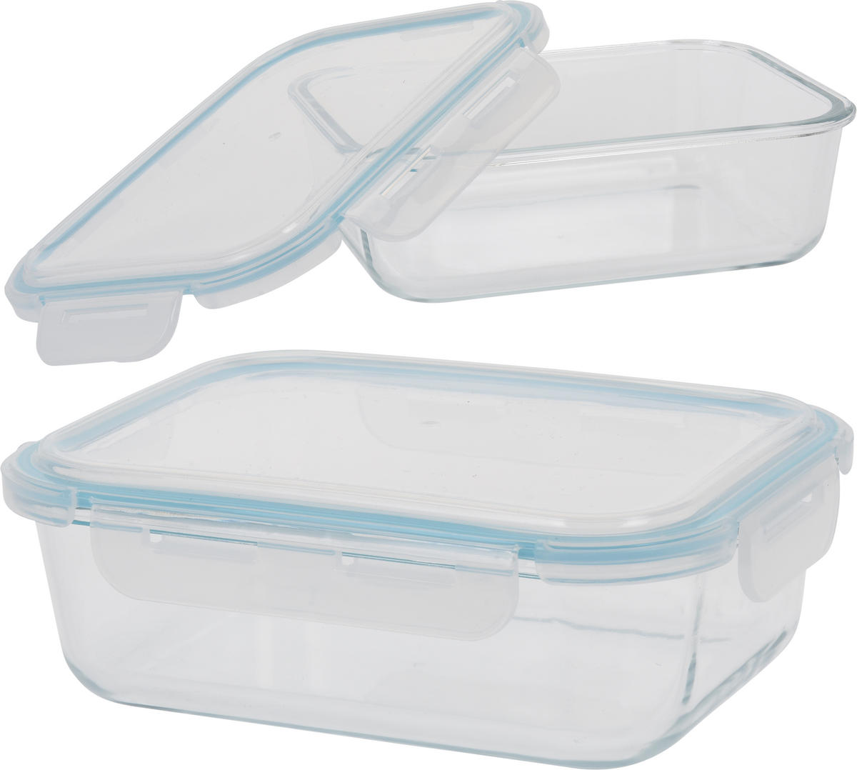 MATLÅDA 1,48 l  - transparent, Basics, glas/plast (23/7,5/17,5cm)