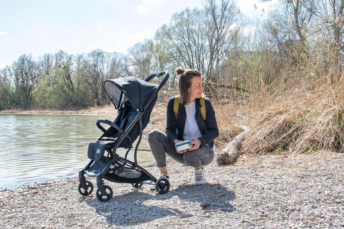 BUGGY Vegas Silbergrau 2020  - Grau, Basics, Textil/Metall (48/100/83cm) - Osann