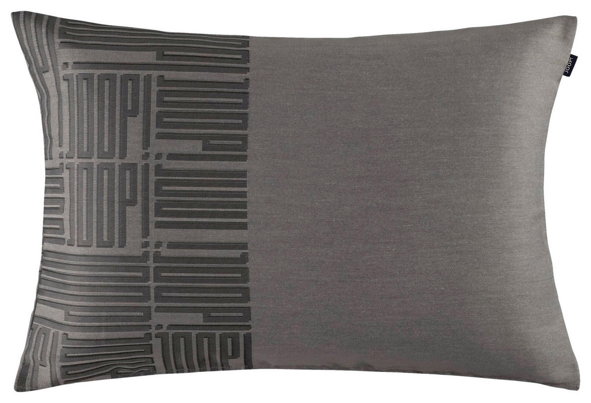 KISSENHÜLLE J!Fine Bars 40/60 cm  - Taupe/Grau, Basics, Textil (40/60cm) - Joop!