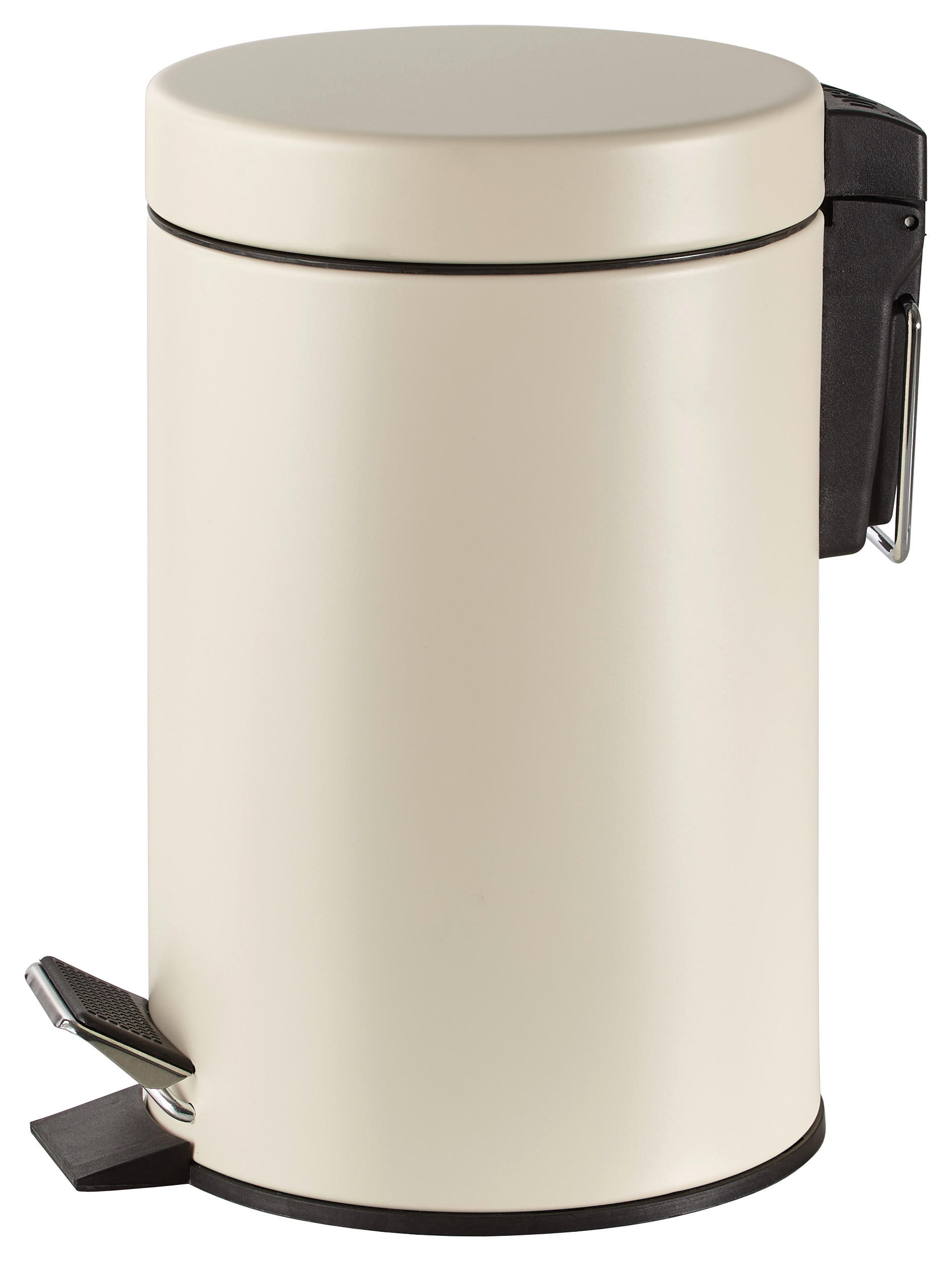 KOSMETIKEIMER 3 l  Metall  - Beige/Schwarz, Basics, Kunststoff/Metall (16/26cm) - Kela