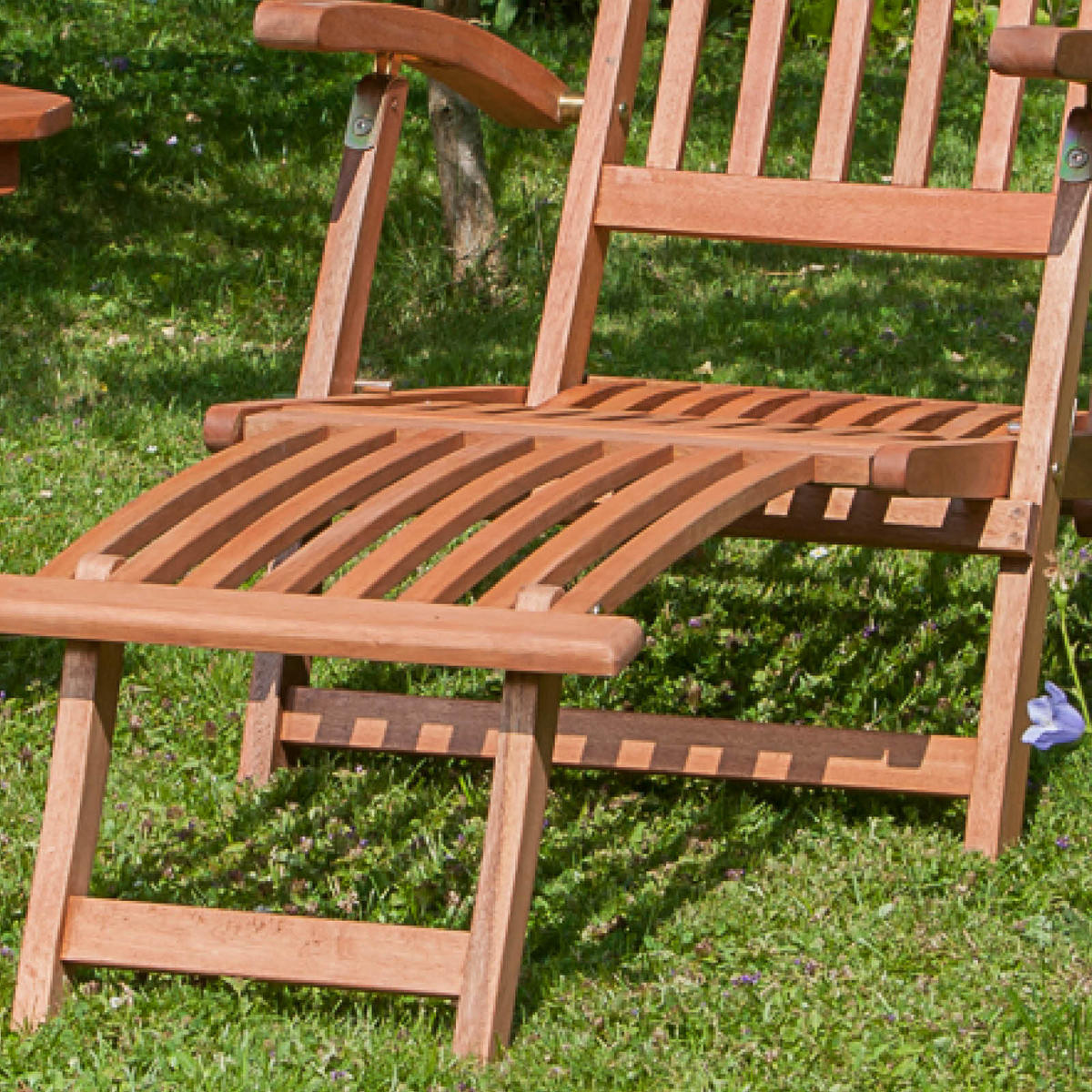 GARTEN-RELAXLIEGE 58/92/144 cm  - Naturfarben, KONVENTIONELL, Holz (58/92/144cm) - Gardenson