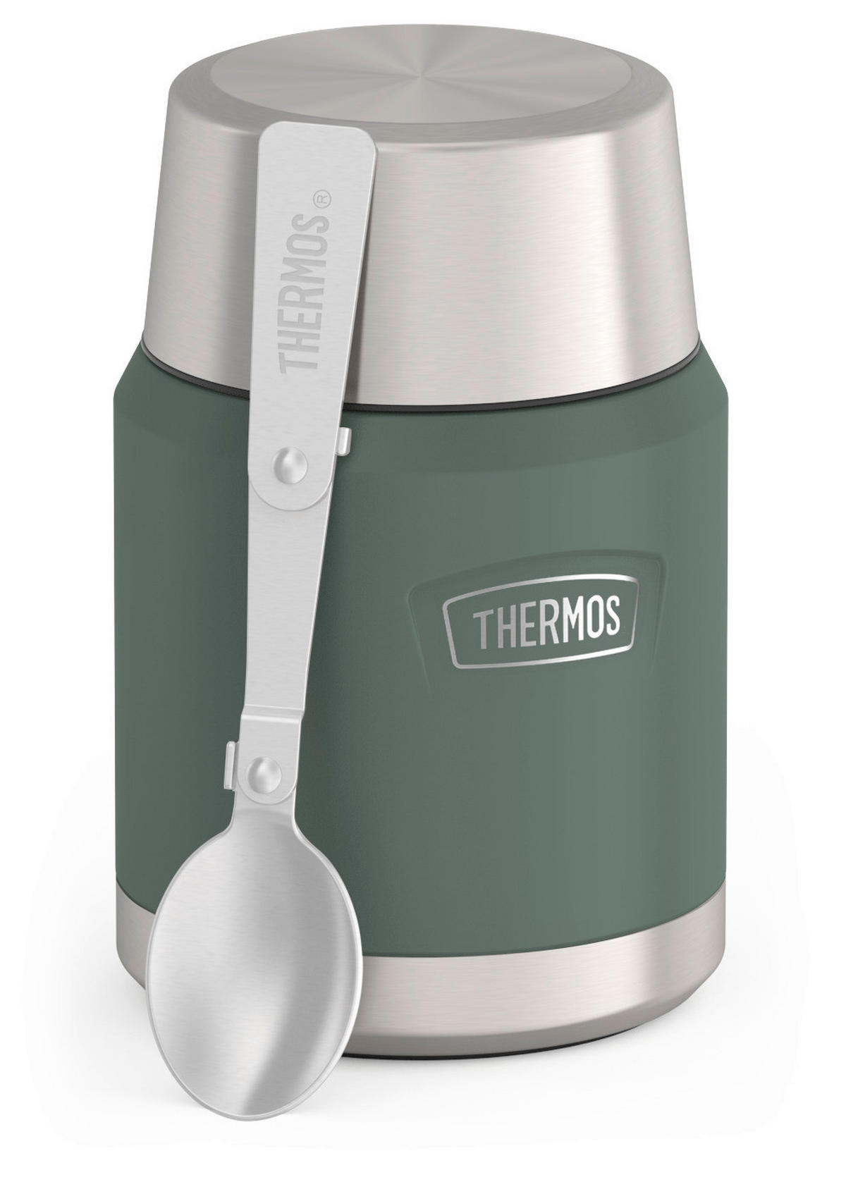 ISOLIERSPEISEGEFÄSS ICON 0,47 L  - Dunkelgrün, Basics, Metall (0,47l) - Thermos