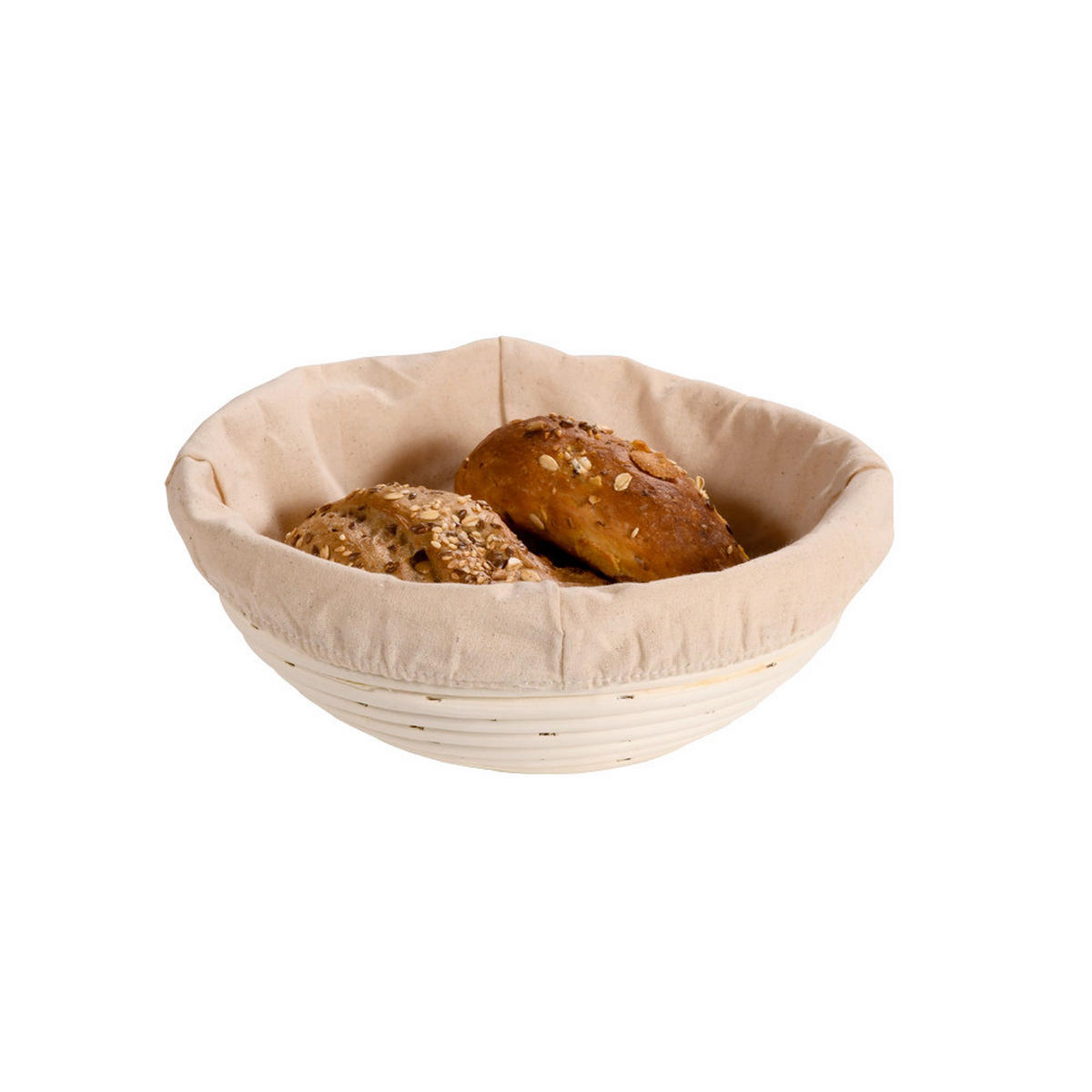 GÄRKORB - Naturfarben, Basics, Holz/Textil (22/8cm) - Kesper
