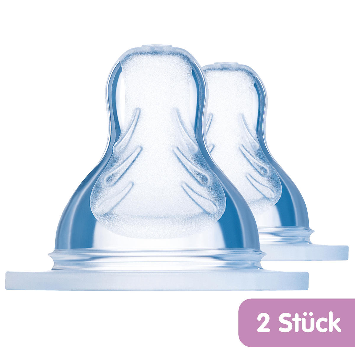 FLÄSCHCHENSAUGER  - Transparent, Basics, Kunststoff (9,5/12,0/5,6cm) - MAM