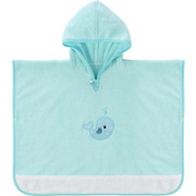 PONČO WAL - turkizna/bela, Basics, tekstil (65/50cm) - My Baby Lou