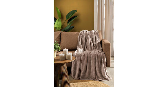 DECKE 130/170 cm  - Beige, Basics, Textil (130/170cm) - Novel