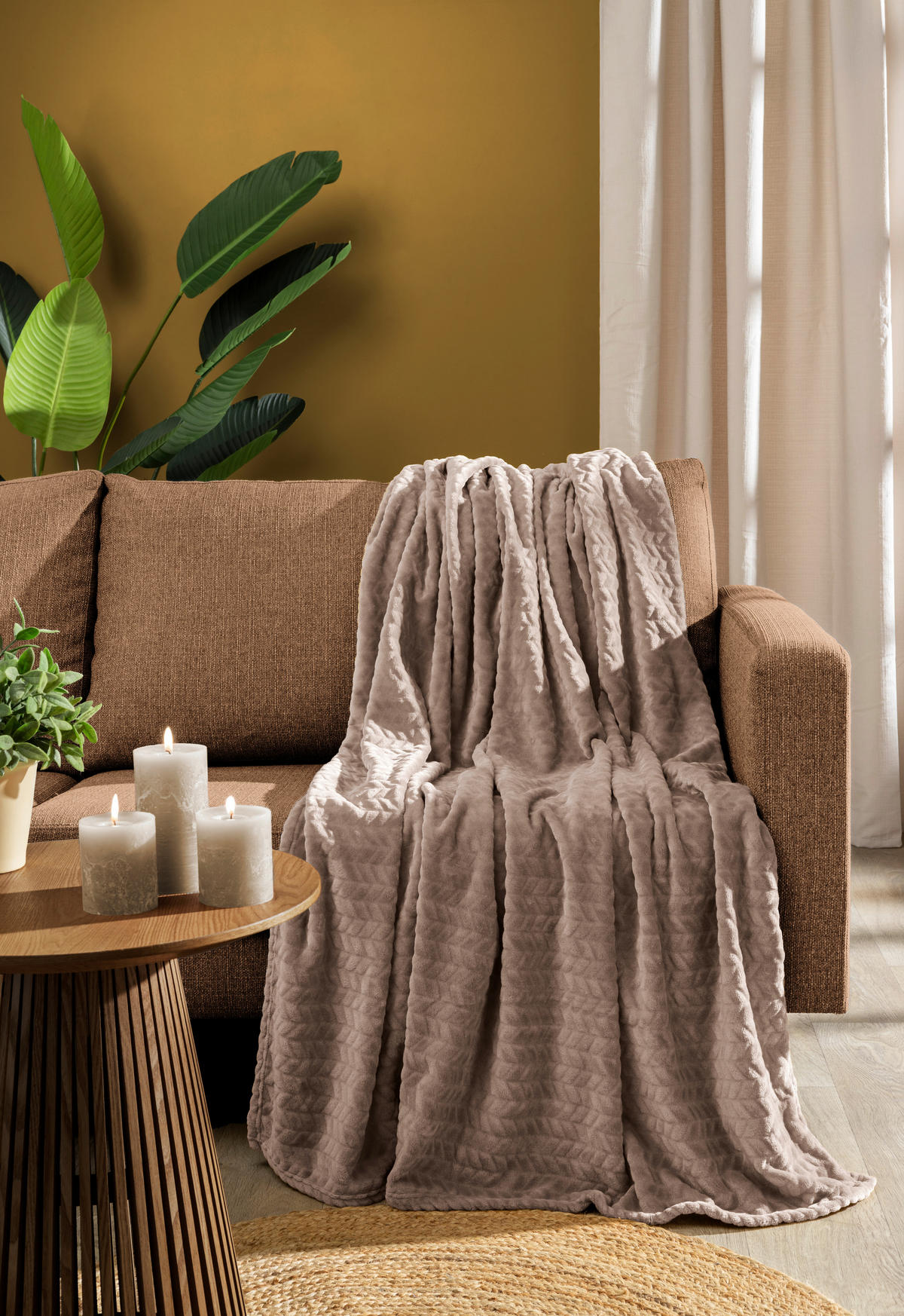 GESCHENKBOX  - Beige, Basics, Textil (130/170cm) - Novel