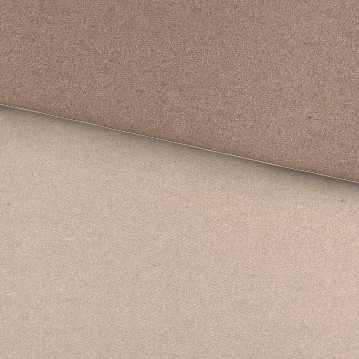 WENDEBETTWÄSCHE 2-teilig Flanell 155/220 cm  - Beige, Basics, Textil (155/220cm) - Novel