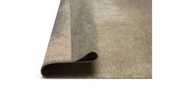 FLACHWEBETEPPICH 68/130 cm Lykaris Dunkelgrau, Dunkelbraun  - Dunkelgrau/Dunkelbraun, Design, Kunststoff/Textil (68/130cm) - Novel