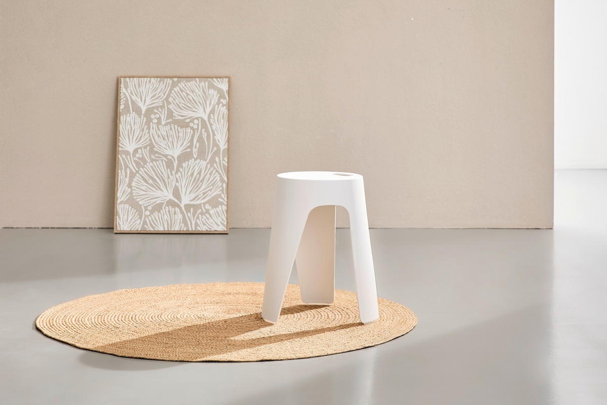 STAPELHOCKER Weiß  - Weiß, Basics, Kunststoff (28/46/28cm) - Carryhome