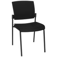 BESÖKSSTOL  i flatväv svart  - svart, Modern, metall/textil (48/90/58cm) - MID.YOU