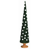 DEKOBAUM  - Dunkelgrün, Basics, Holz (16,0/78,0/16,0cm) - X-Mas