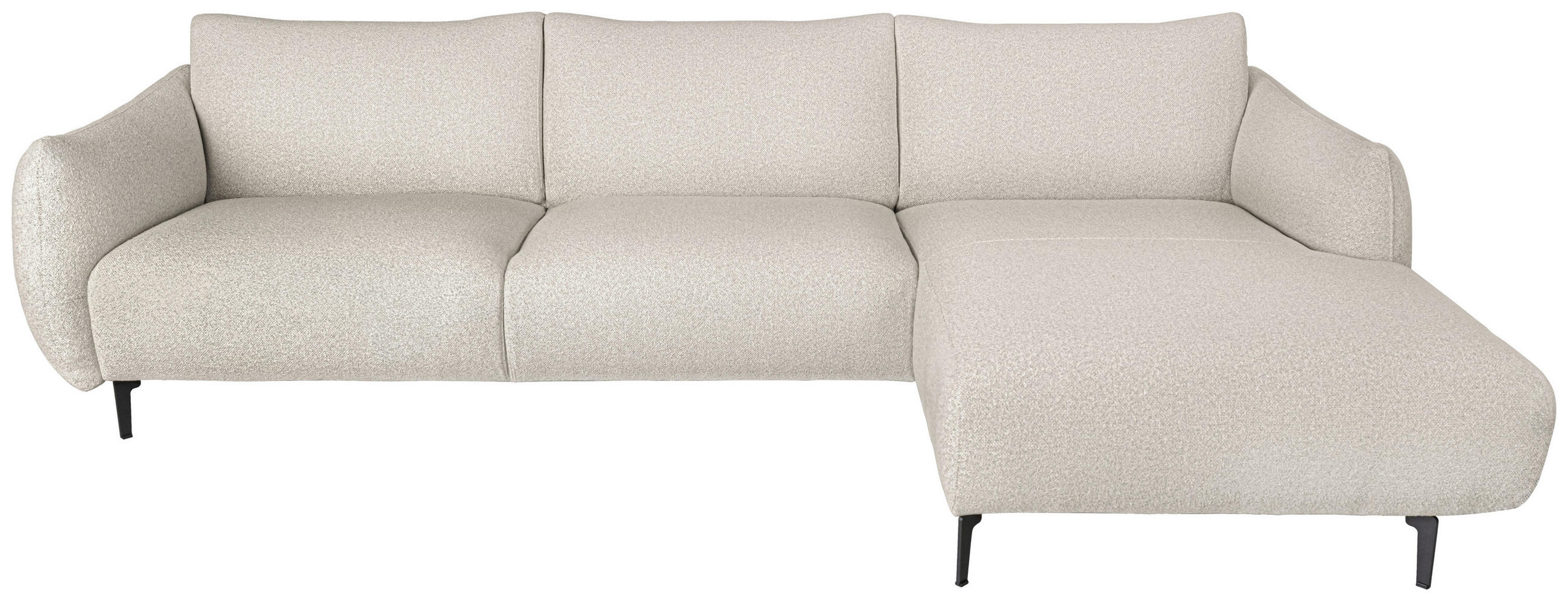 SOFFA i vit  - vit/svart, Design, metall/trä (273/75/162cm) - Best Price