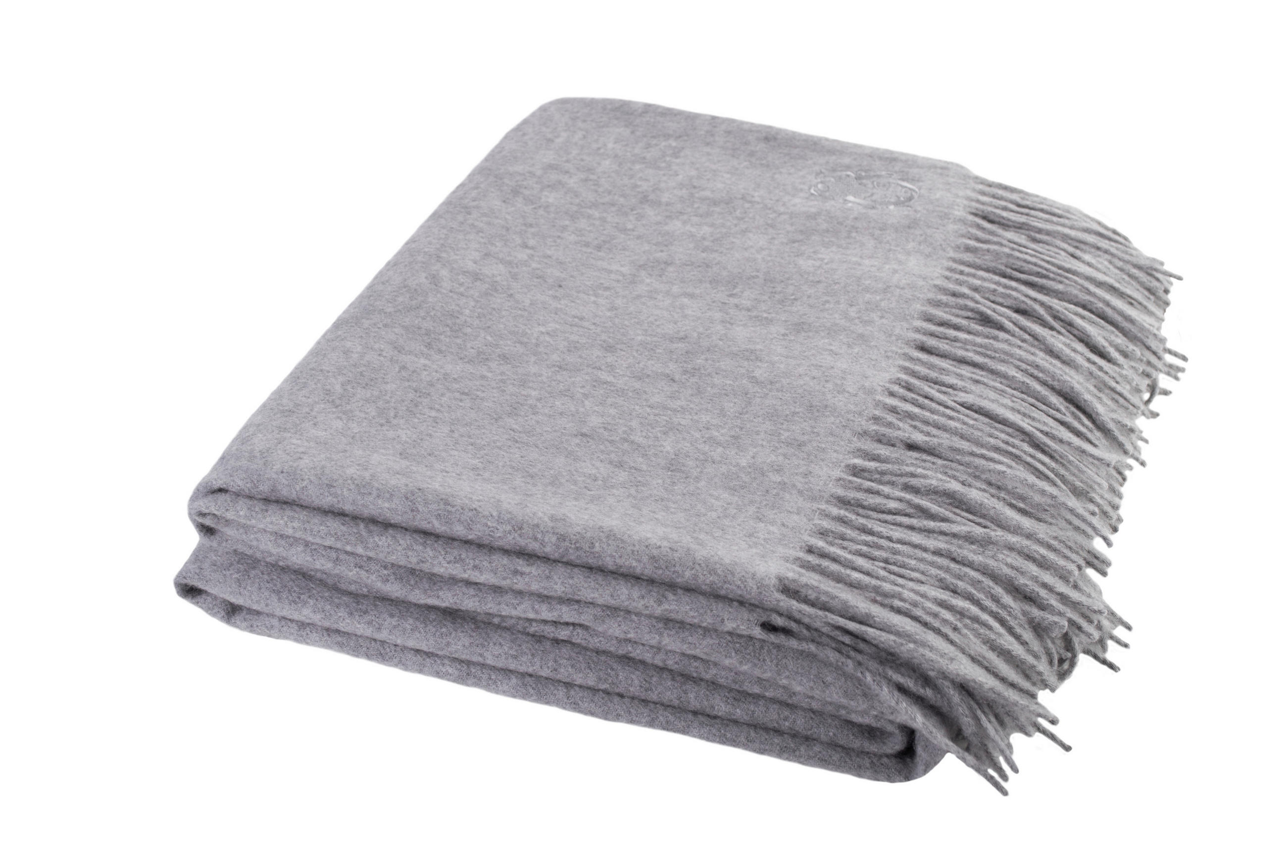 WOHNDECKE zoeppritz since 1828 130/180 cm  - Hellgrau, KONVENTIONELL, Textil (130/180cm) - Zoeppritz
