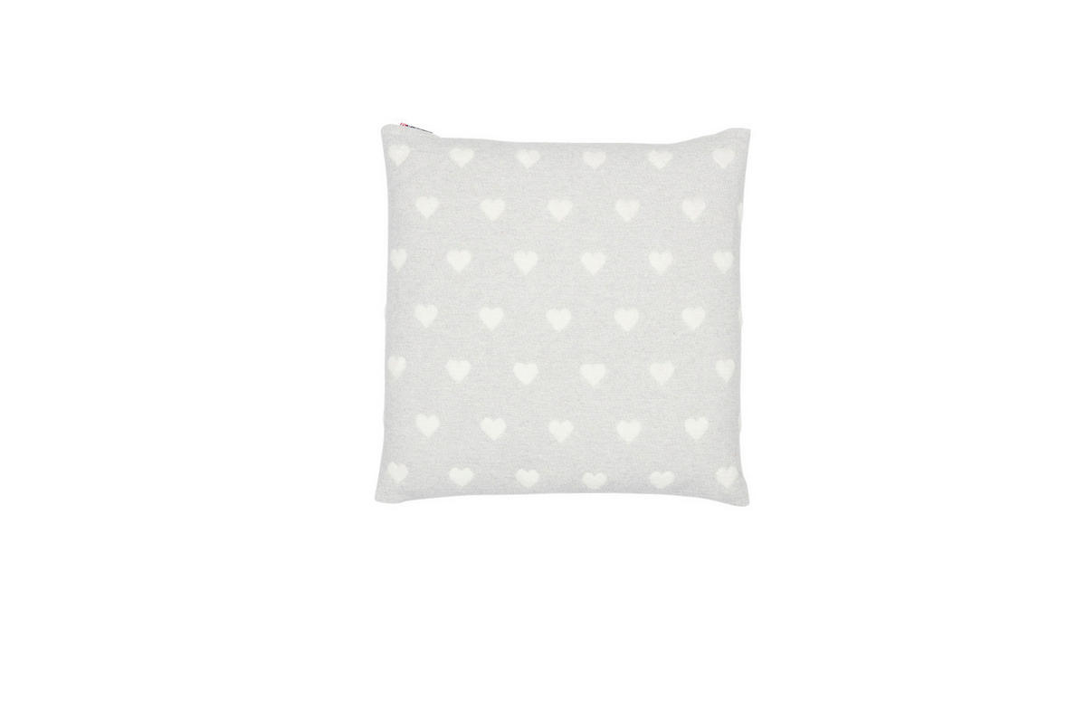 DEKORAČNÝ VANKÚŠ 50/50 cm - svetlosivá, Basics, textil (50/50cm) - David Fussenegger
