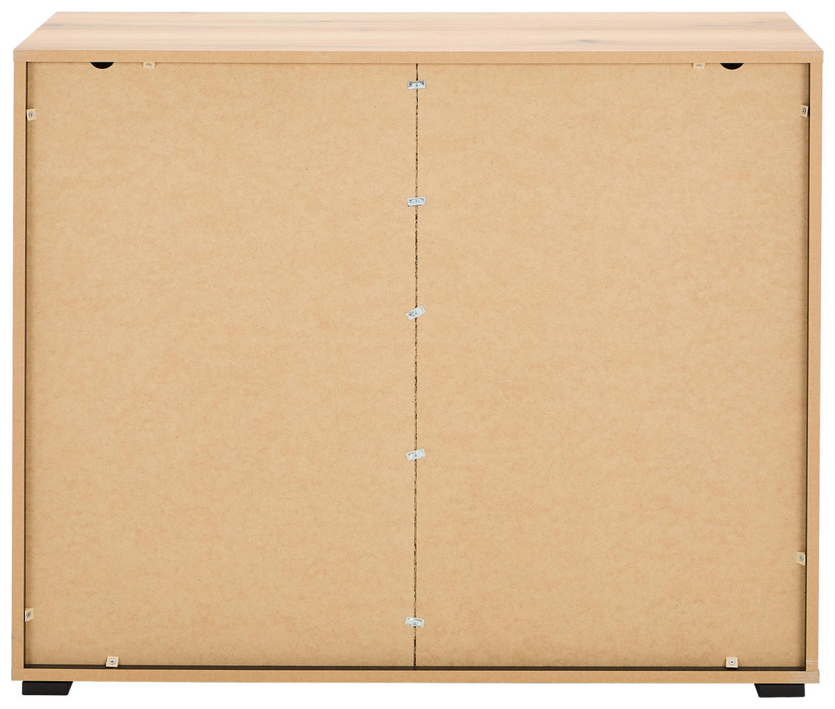 KOMMODE , 100/80/40 cm,  - Eichefarben/Schwarz, Design, Holzwerkstoff/Kunststoff (100/80/40cm) - MID.YOU