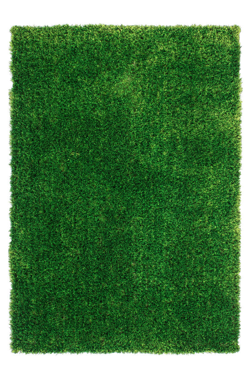 Kayoom Hochflorteppich Grün 200 cm