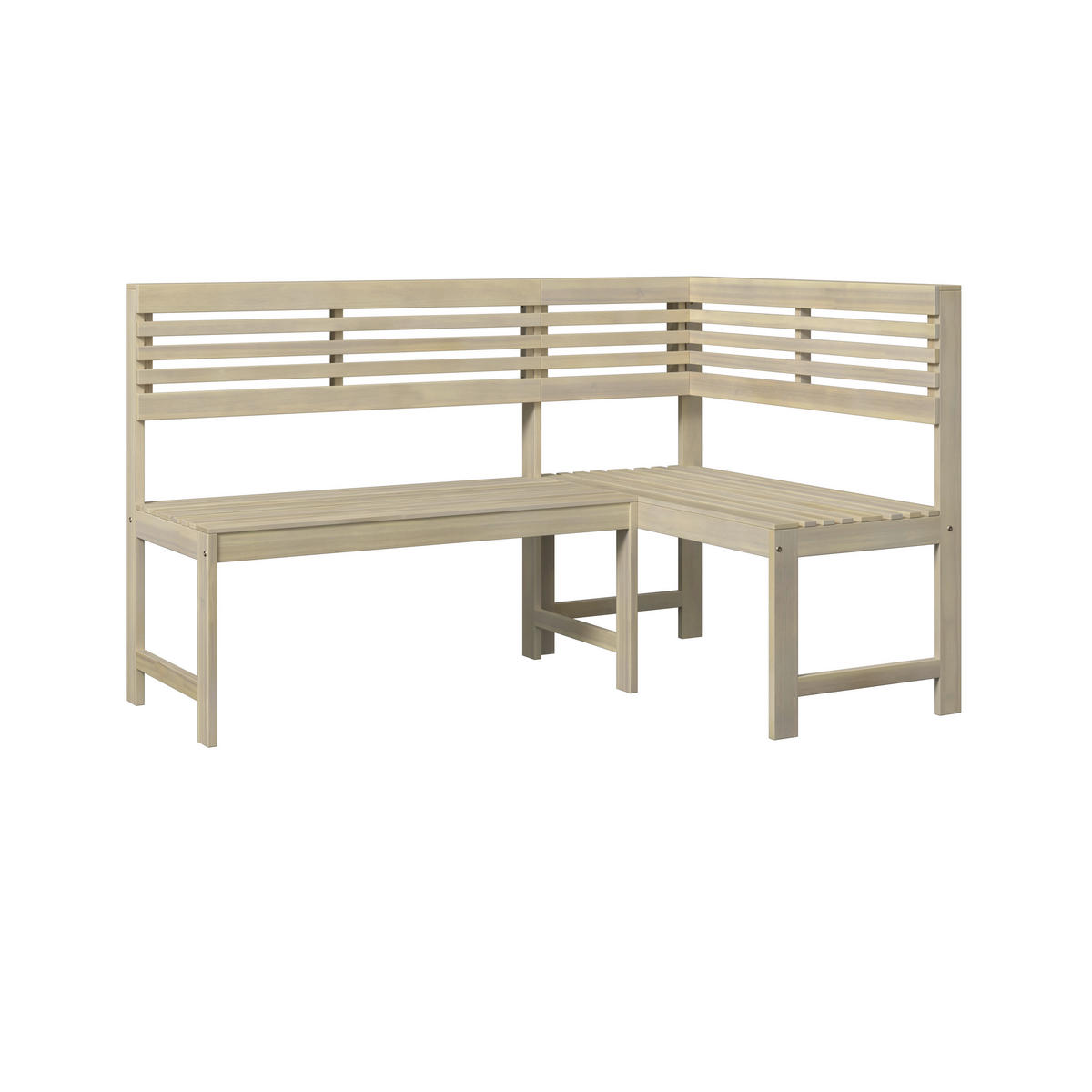 GARTENSET 3-teilig  - Akaziefarben, ROMANTIK / LANDHAUS, Holz - Ambia Garden