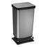ABFALLEIMER 40 - Schwarz/Grau, Basics, Kunststoff (35,3/29,5/67,6cm) ABFALLEIMER 40 - Schwarz/Grau, Basics, Kunststoff (35,3/29,5/67,6cm)