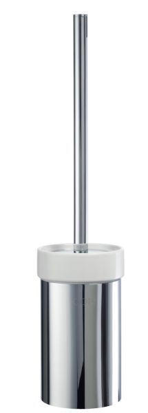 Joop! Wc-Bürstengarnitur Chromeline Weiß, Chrom 42 cm