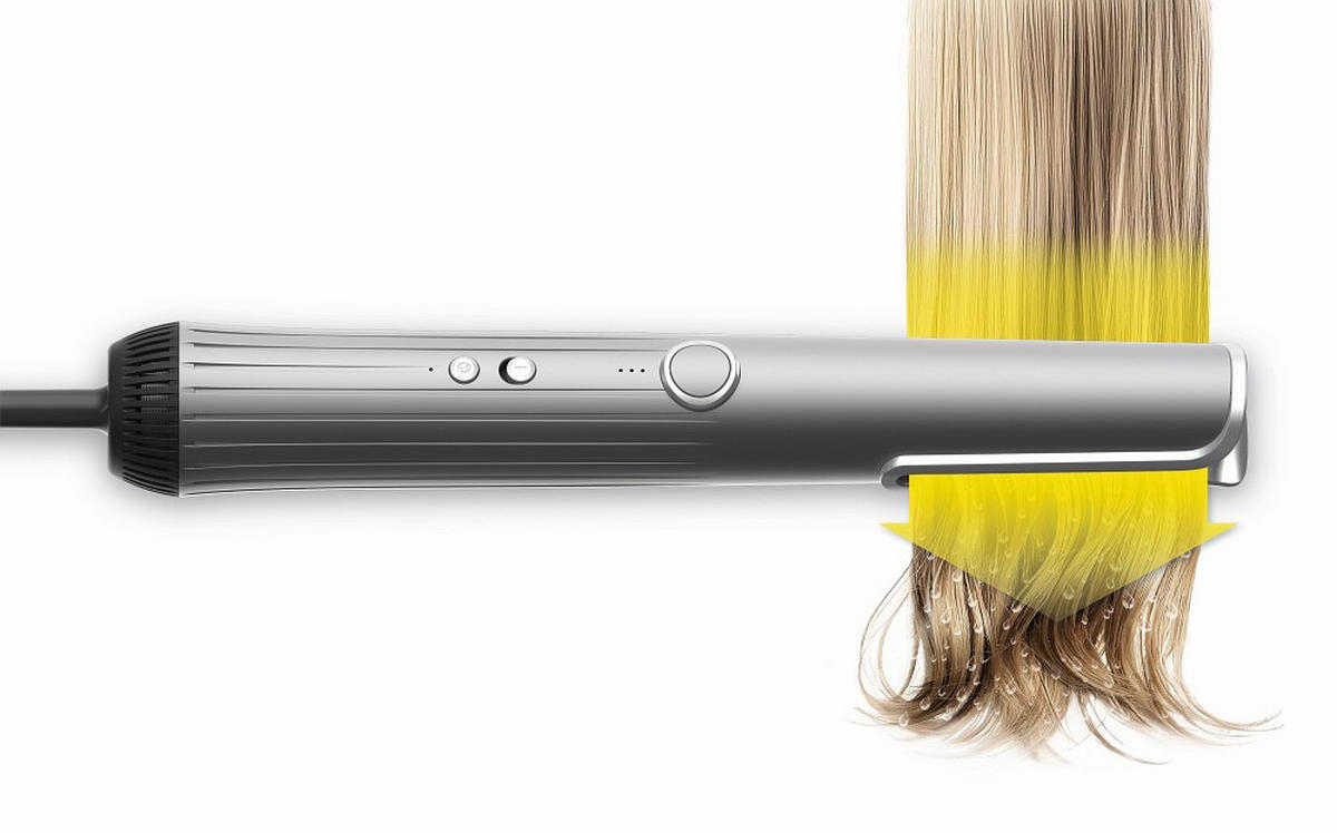 HAARGLÄTTER STYLE&SHINE  - Silberfarben/Grau, Basics, Kunststoff (5.6 cm/5.6 cm/40 cmcm)