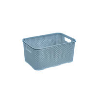KOŠARICA ZA ODLAGANJE  28,5/19,5/12,5 cm       - plava, Basics, plastika (28,5/19,5/12,5cm) - My Baby Lou