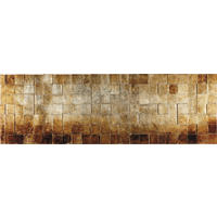 OBJEKTBILD Strukturen 180/56 cm  - Silberfarben/Goldfarben, Design, Holz (180/56cm) - Monee