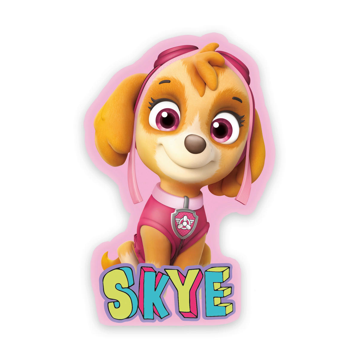 KINDERKISSEN PAW PATROL  - Pink/Multicolor, Basics, Textil (33/22,5/5cm) - Herding
