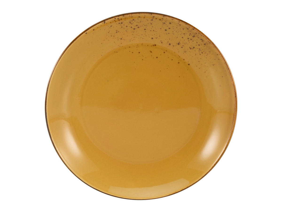 SPEISETELLERSET 6-teilig  - Currygelb, Trend, Keramik (27cm) - Creatable