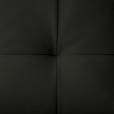 ECKSOFA in Echtleder Schwarz  165/313 cm  - Schwarz, Design, Leder/Metall (165/313cm) - Emilio Belluti