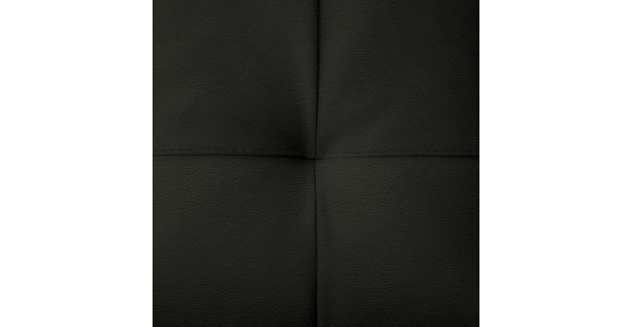 ECKSOFA in Echtleder Schwarz 165/313 cm - Schwarz, Design, Leder/Metall (165/313cm) - Emilio Belluti