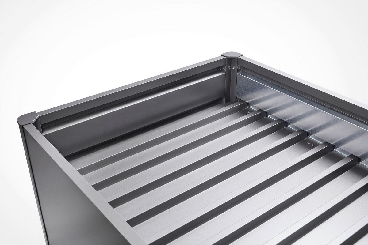 ZWISCHENBODEN - Grau, Basics, Metall (196/3/50,8cm) - Biohort