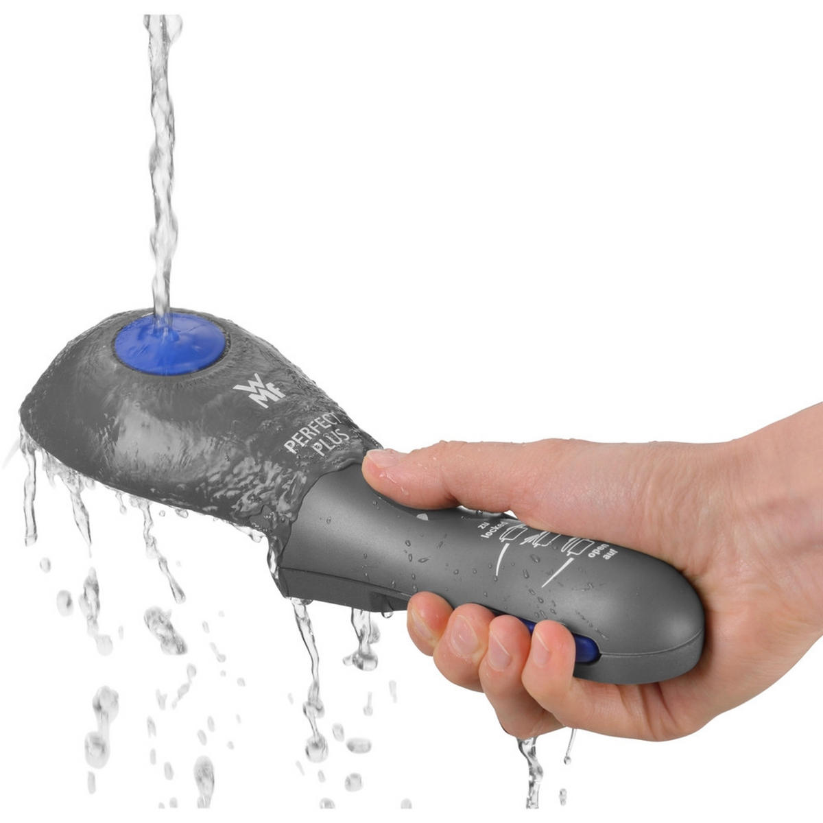 TRYCKKOKARE Perfect+ Pressure 8,5 l  - stålfärgad/svart, Design, metall/plast (8,5l) - WMF