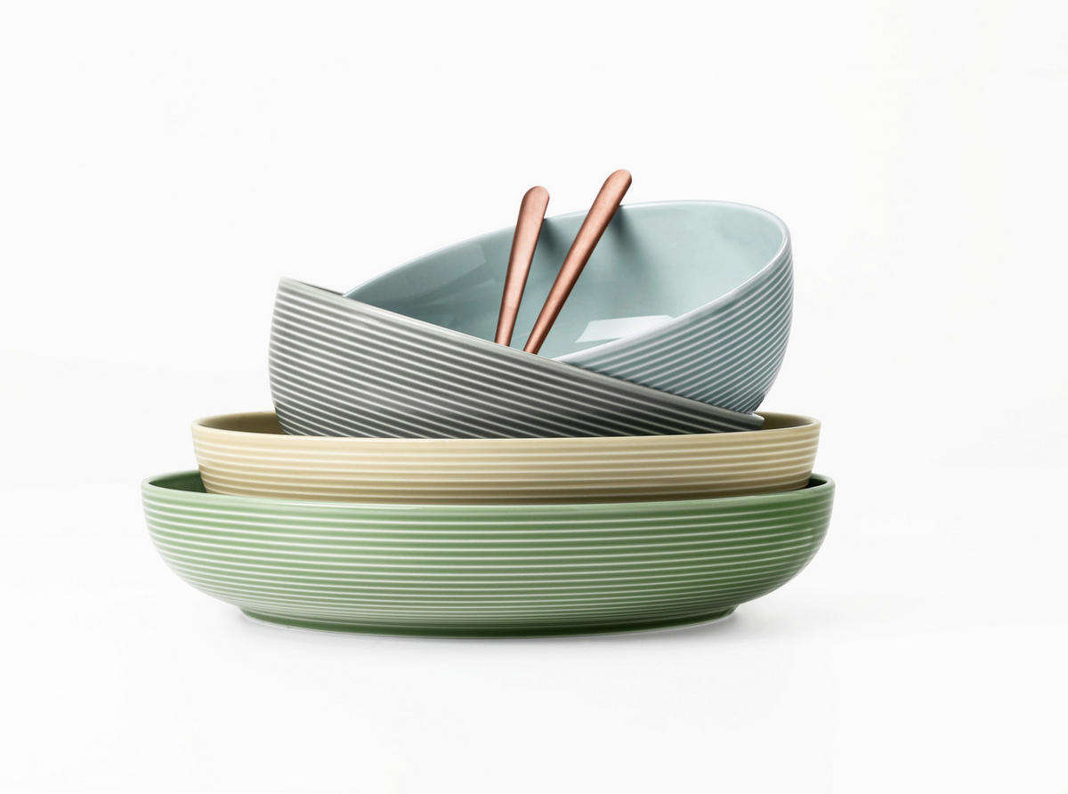 SCHÜSSEL Beat   - Hellgrün, Basics, Keramik (28/28/5,2cm) - Seltmann Weiden