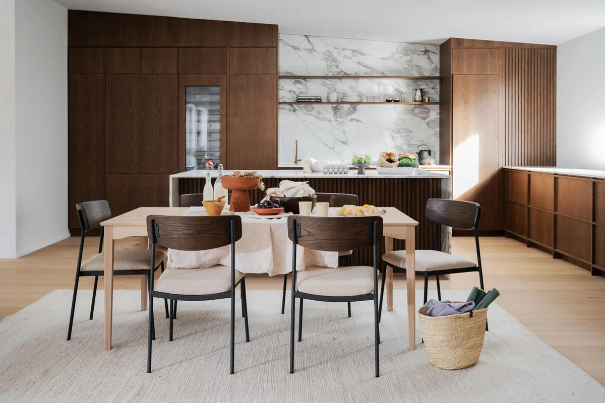 STOL  stapelbar   - beige/brun, Klassisk, metall/trä (50/83/53cm) - Rowico