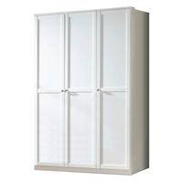 ŠATNÍ SKŘÍŇ, bílá, 135/198/58 cm - bílá/barvy zinku, Basics, kov/kompozitní dřevo (135/198/58cm)