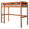 HOCHBETT 90/200 cm,  in Buchefarben, Absturzsicherung, Leiter  - Buchefarben, Basics, Holz (90/200cm) - MID.YOU