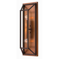 WANDLEUCHTE Elstead Fulton 19/23,5/56,6 cm   - Schwarz/Bronzefarben, KONVENTIONELL, Metall (19/23,5/56,6cm) - Elstead Lighting