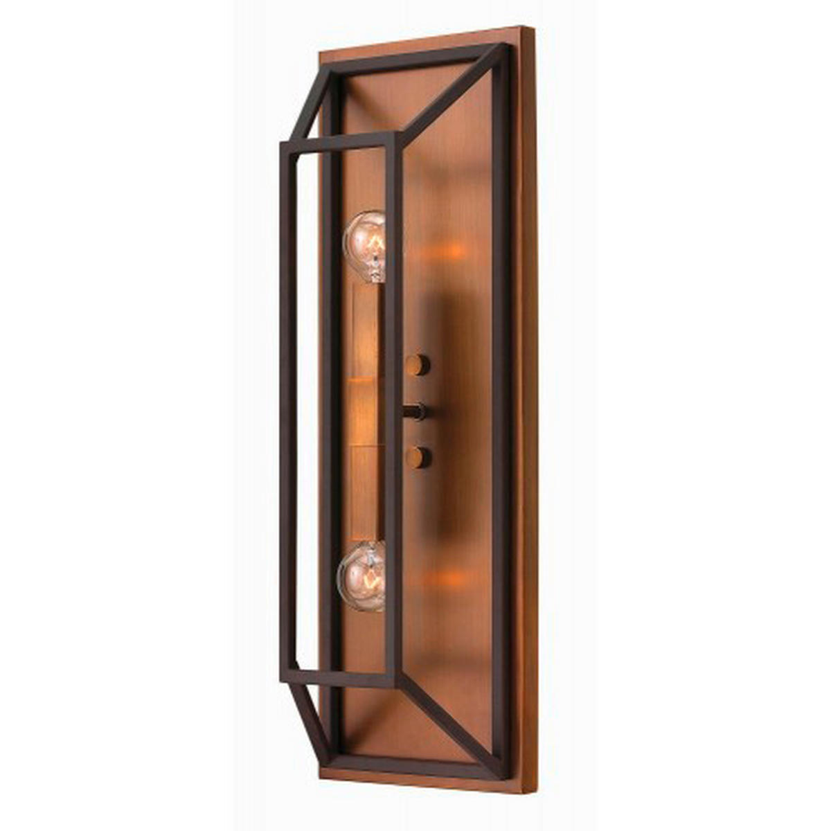 WANDLEUCHTE Elstead Fulton 19/23,5/56,6 cm   - Schwarz/Bronzefarben, KONVENTIONELL, Metall (19/23,5/56,6cm) - Elstead Lighting