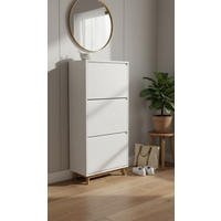 VÝKLOPNÁ SKRINKA NA TOPÁNKY, prírodná farba, biela, kaučukové drevo, 60/128/34 cm - biela/prírodná farba, Design, drevo/kompozitné drevo (60/128/34cm) - Xora
