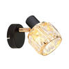 SPOTLIGHT Dubai 16/9/12.5 cm   - roséguld/svart, Klassisk, metall/glas (16/9/12.5cm)