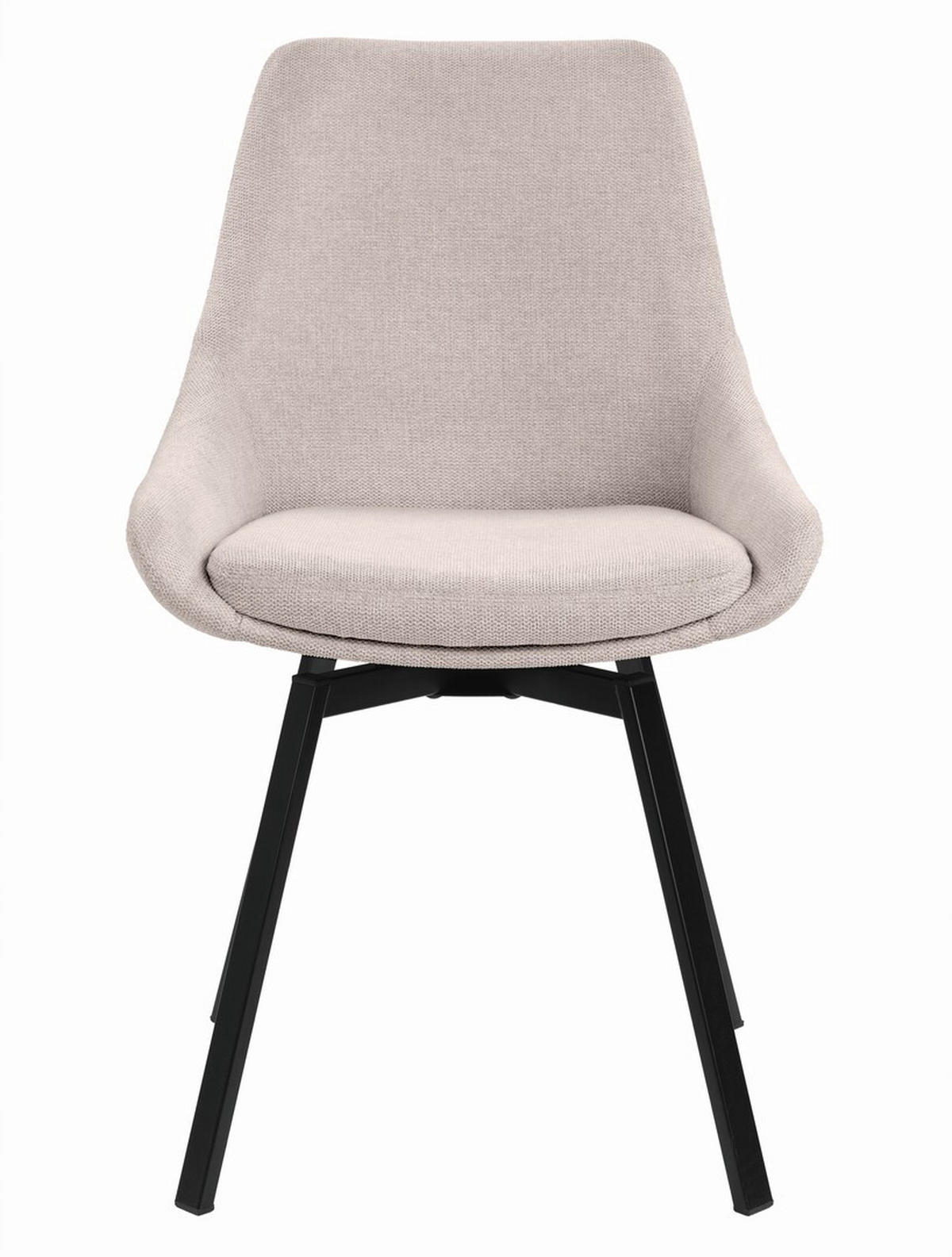 STOL stål  - beige/svart, Design, metall/textil (56/83,5/49cm) - Best Price