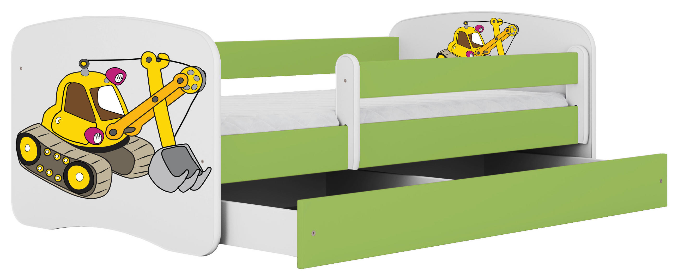 KINDER-/JUNIORBETT - Birkefarben/Weiß, MODERN, Holz/Holzwerkstoff (80/160cm) - MID.YOU