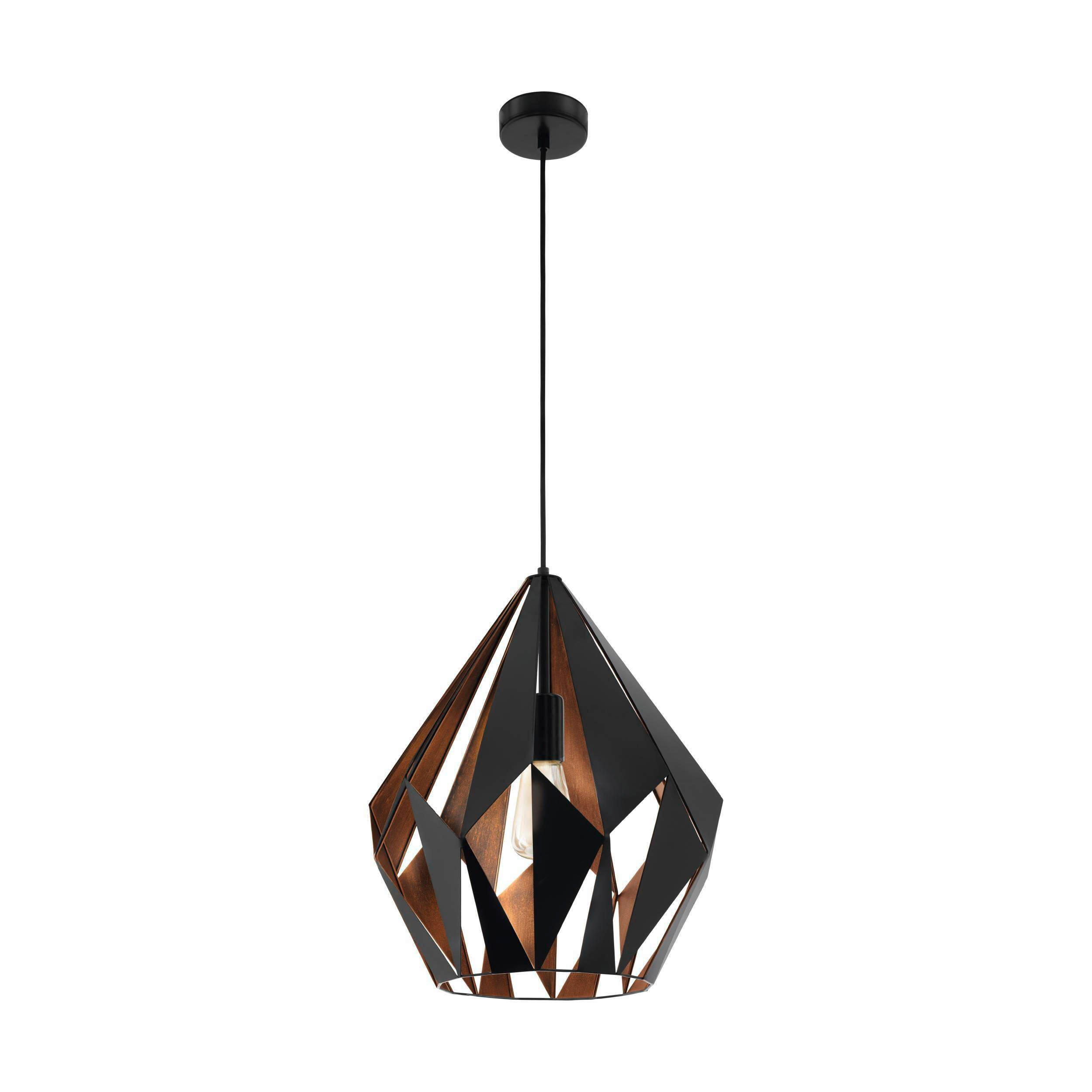 LUSTRĂ 38.5/150 cm  - arămiu/negru, Basics, metal (38.5/150cm)